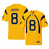 West Virginia Mountaineers 8 Karl Joseph Gold College Football Jersey Dzhi,baseball caps,new era cap wholesale,wholesale hats